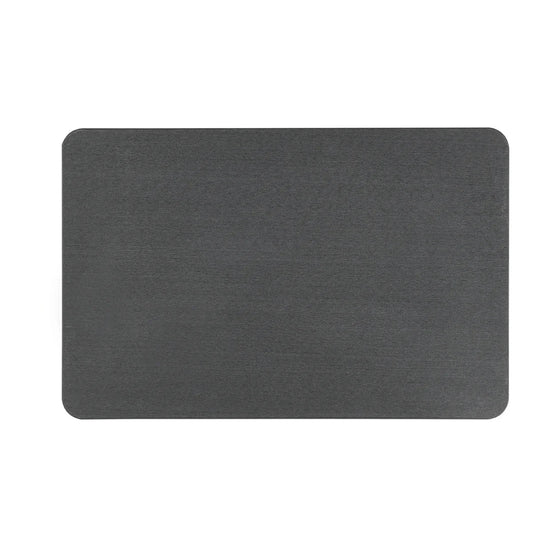 Negro Mate - Alfombrilla de baño de piedra