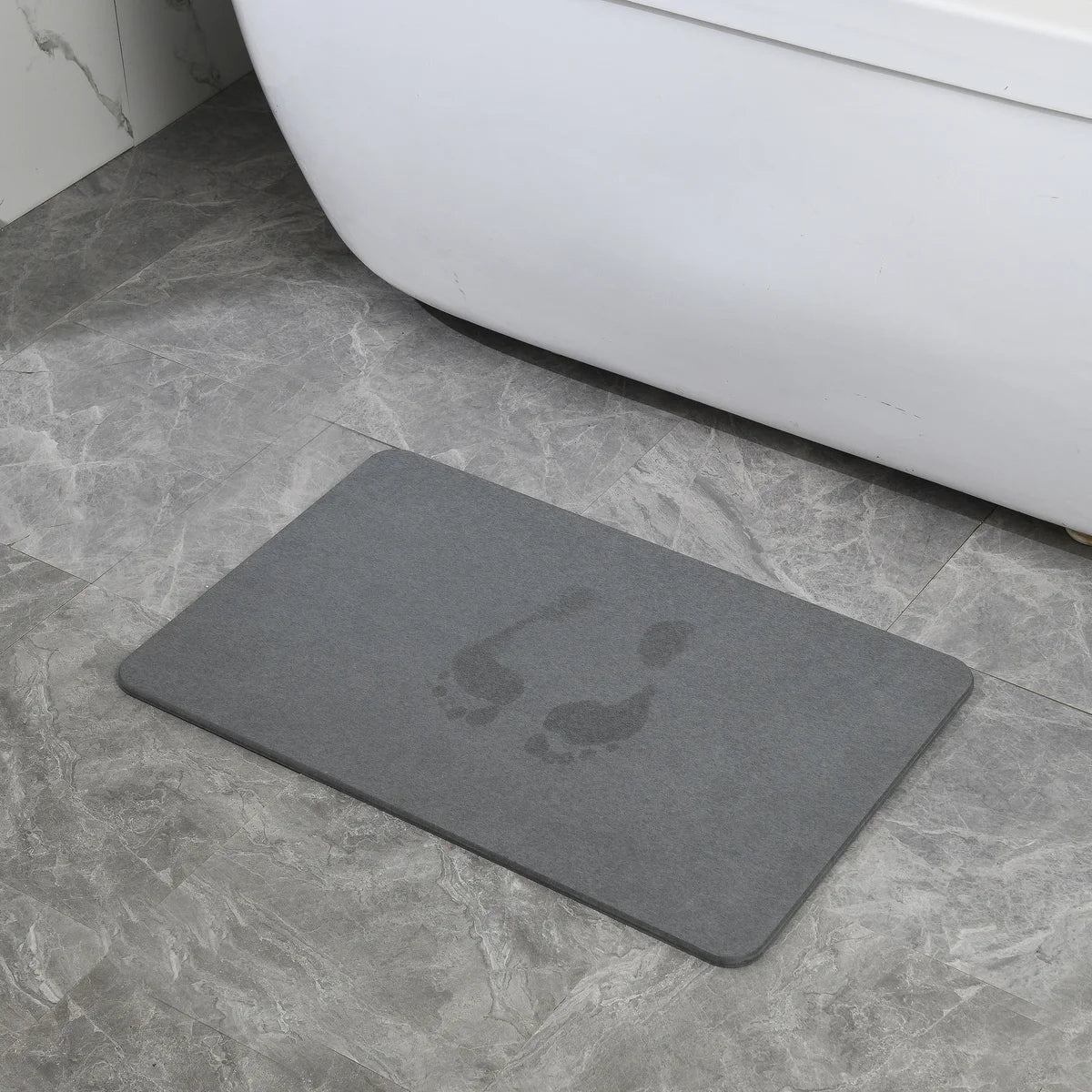 Dove Grey - Stone Bath Mat
