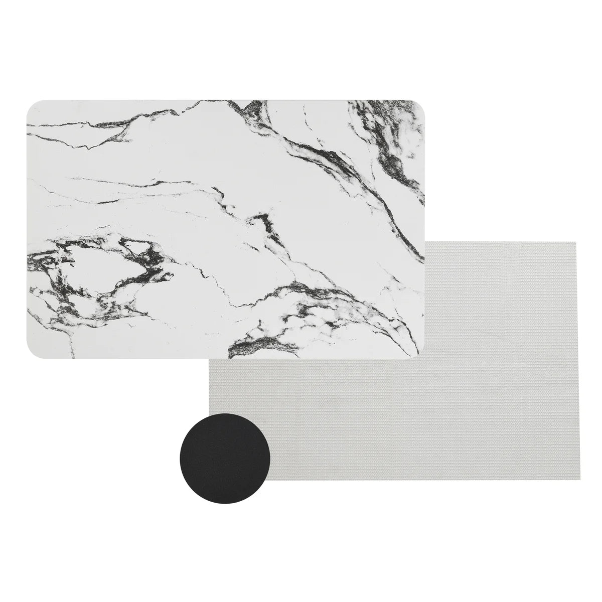 White Marble - Stone Bath Mat