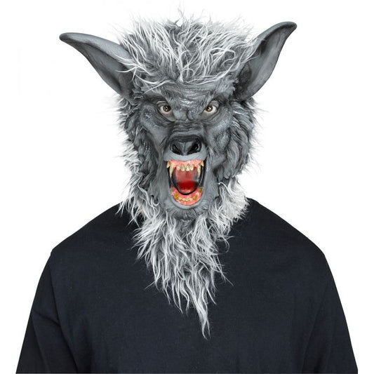 GREY WEREWOLF MASK
