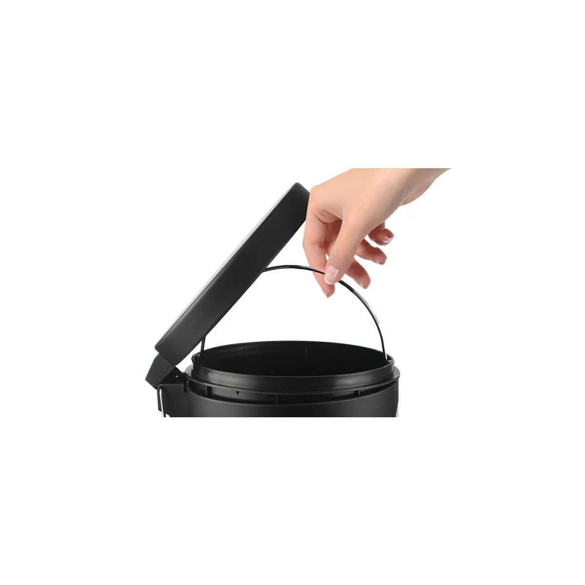Matte Black- 5Liter Trash Can