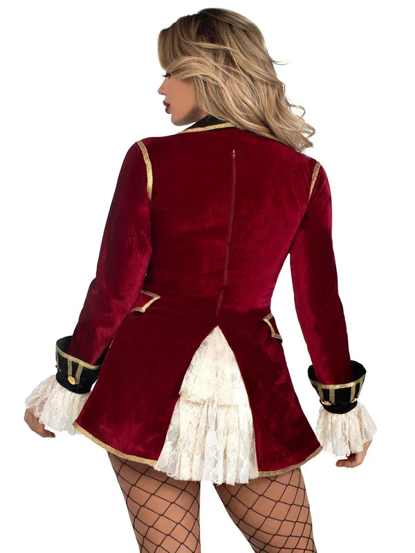 Captivating Captain Pirate Costume Multicolor