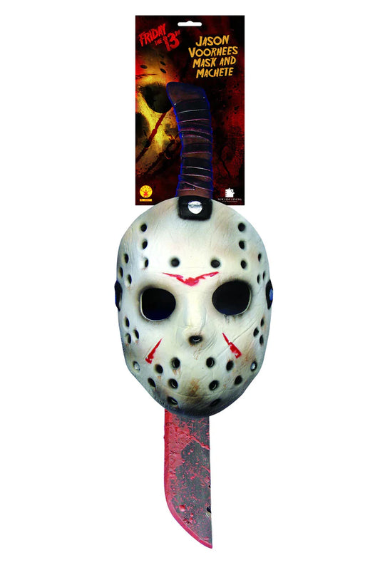 Jason Voorhees Mask and Machete Kit