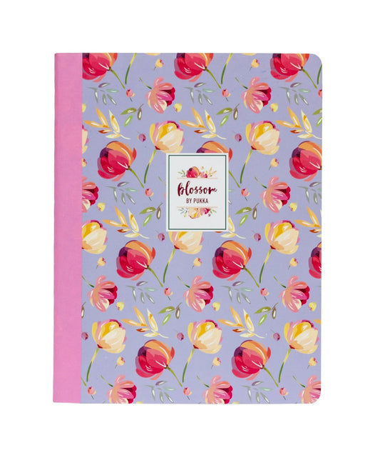 Blossom  Light Blue Composition Notebook