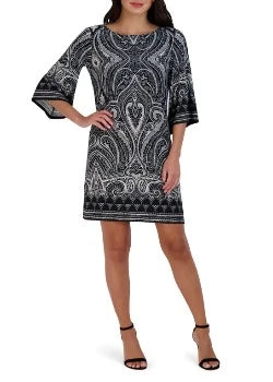 Dress Black/Ivory  - Sandra Darren