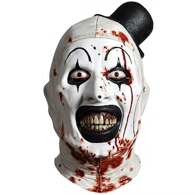 TERRIFIER 3 – MÁSCARA PREMIUM DE LÁTEX DE BLOODY ART THE CLOWN
