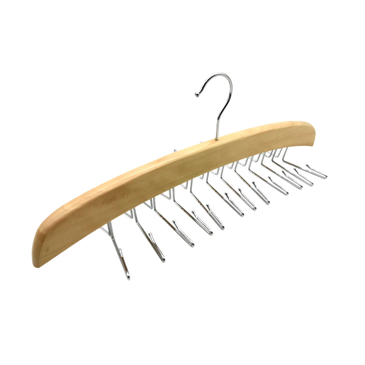 Natural - Tie Hanger : 24 Hangers