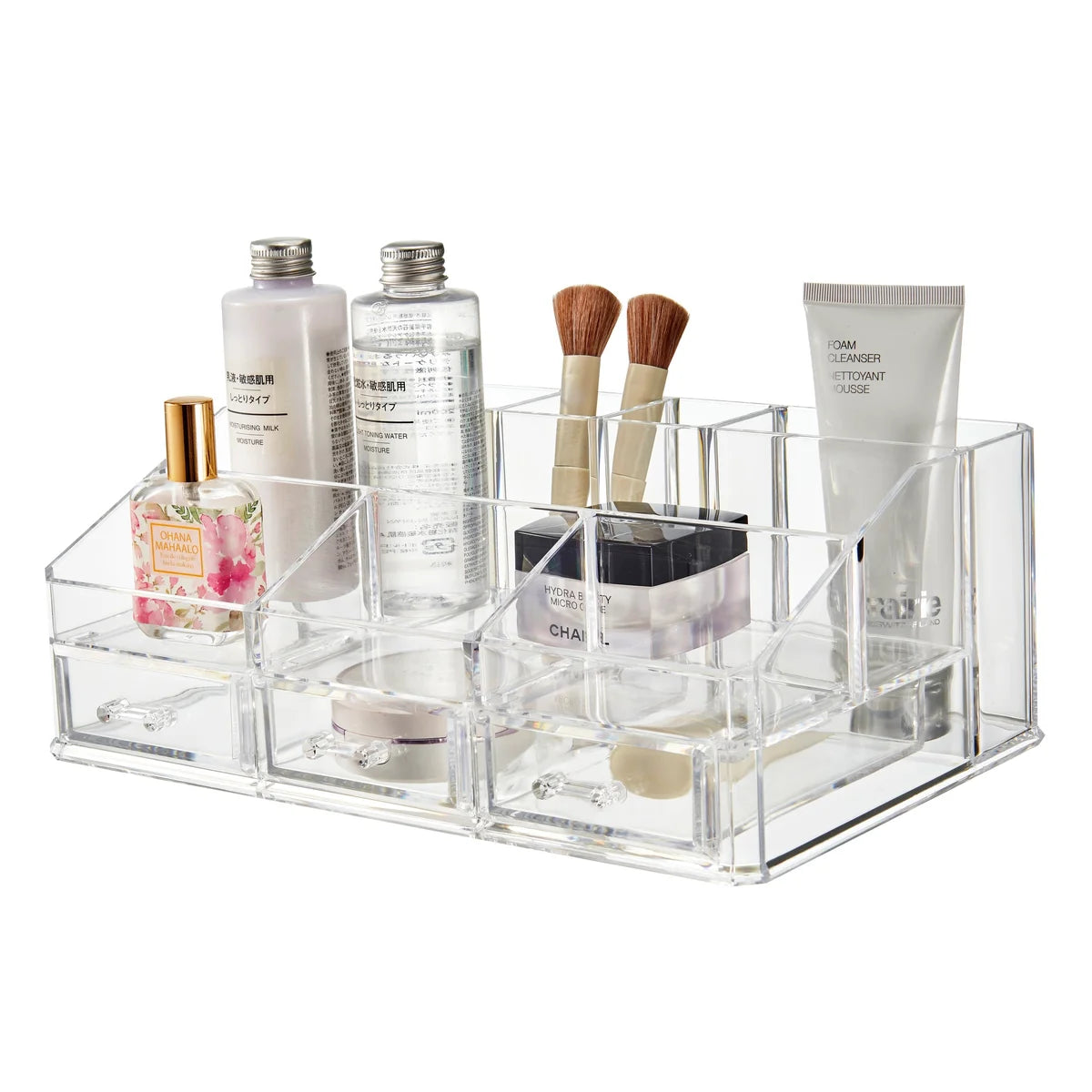 Clear - 8 Comp w/ 3Drawer