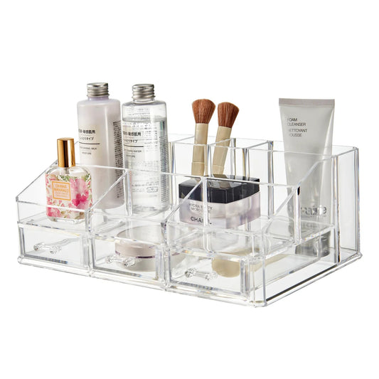 Clear - 8 Comp w/ 3Drawer