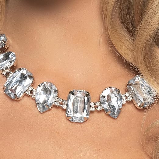 Faux Diamond Necklace