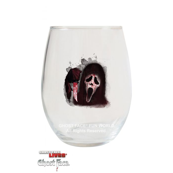 Ghost Face Wine Tumbler Set/4