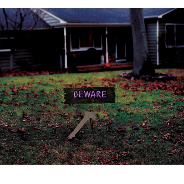 E.L. Grave Greetings Beware Purple
