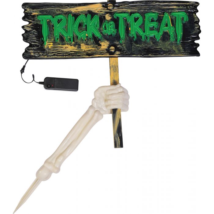 E.L. Grave Greetings Trick - Treat Green