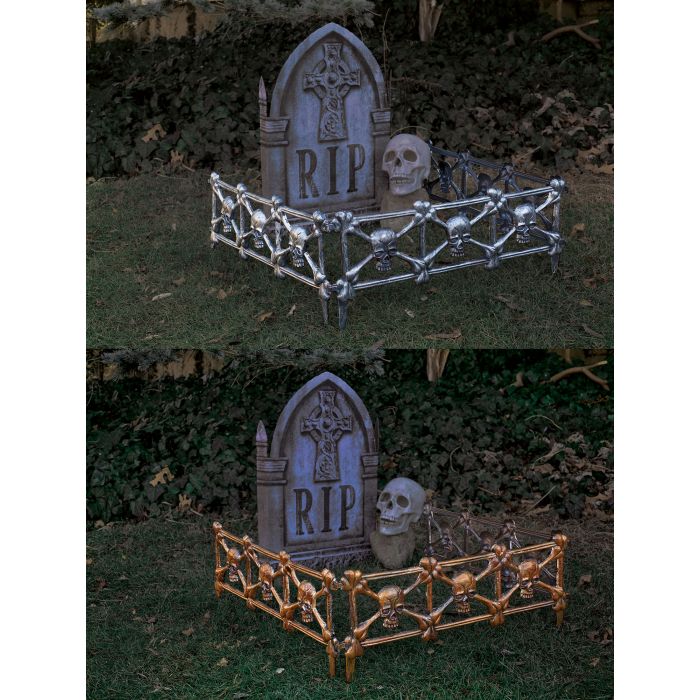 22" Skull Graveyard Fence
