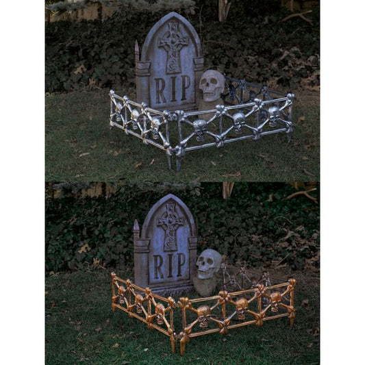 22" Skull Graveyard Fence