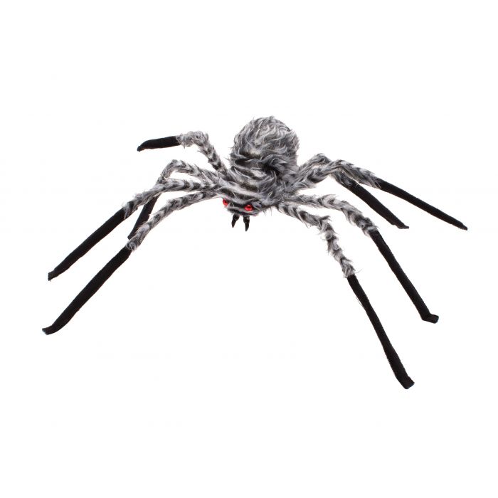 20” Fuzzy Spider Grey
