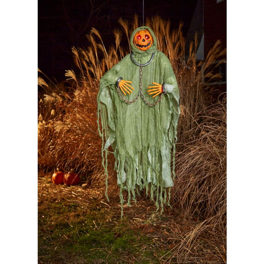 36" LU Hanging Haunter Pumpkin Reaper