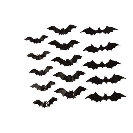 15 3-D Bats w/Stickers