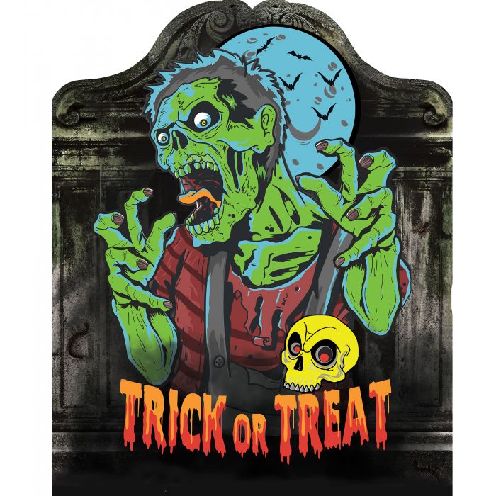 22" Neon LU Tombstone Zombie