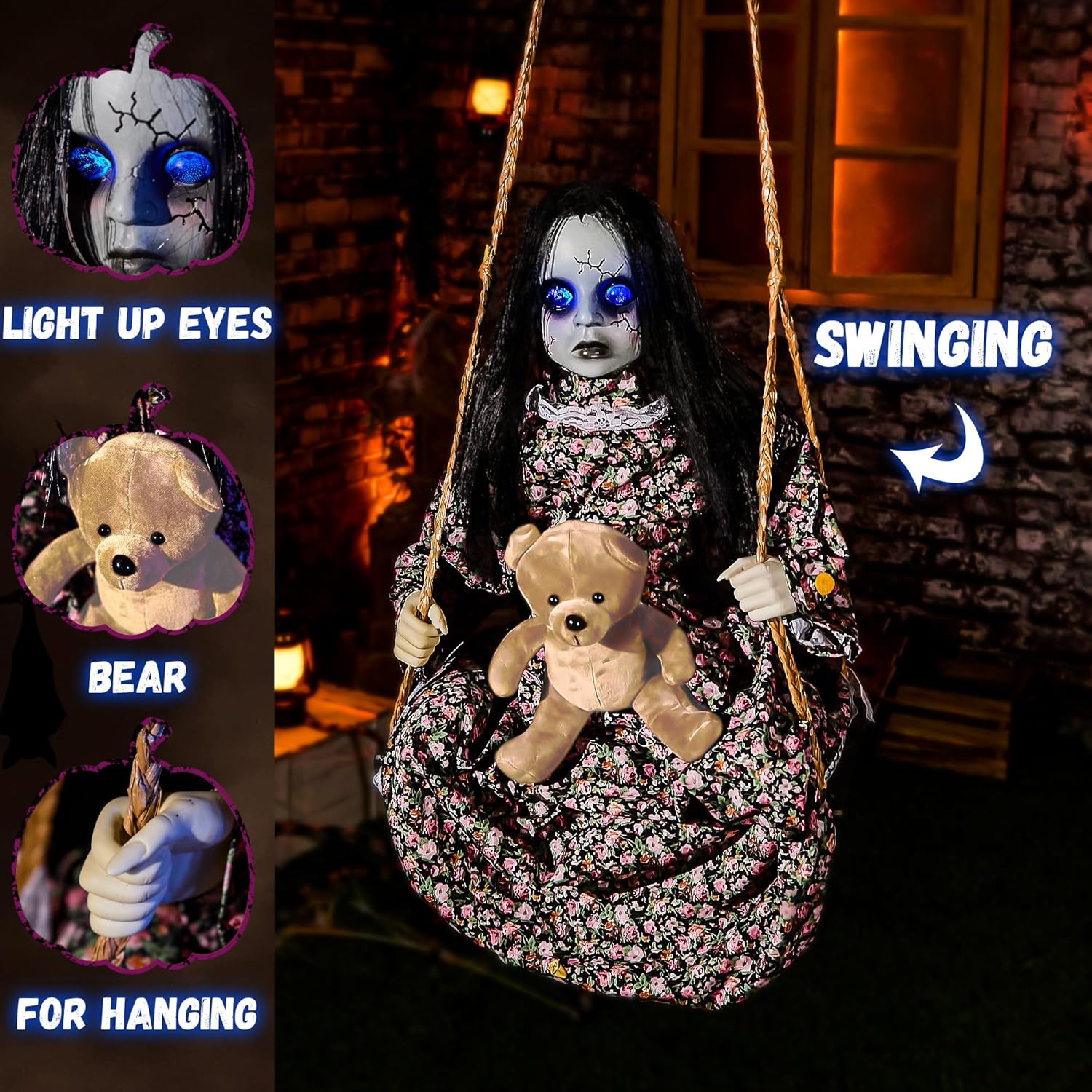 Girl on Swing