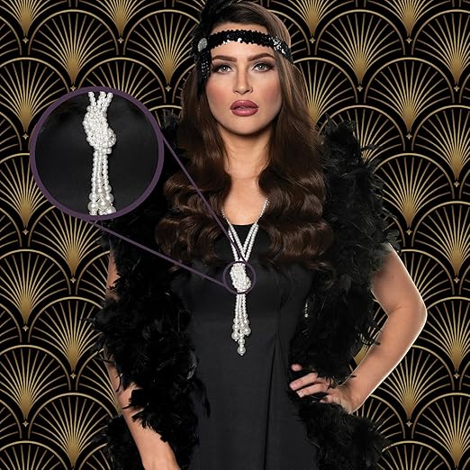 Flapper Pearl Necklace Years 20
