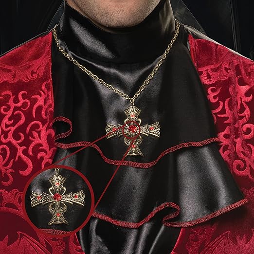 Vampire Cross Necklace