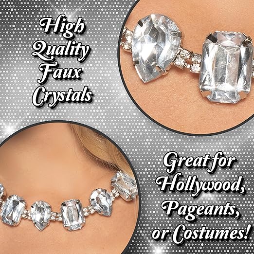 Faux Diamond Necklace