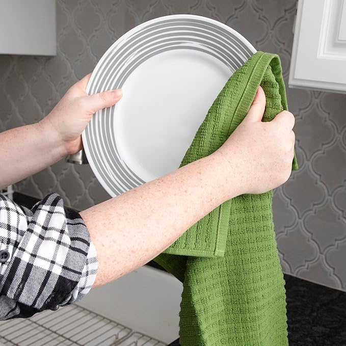 Solid Kitchen Towel Cactus 18 x 28