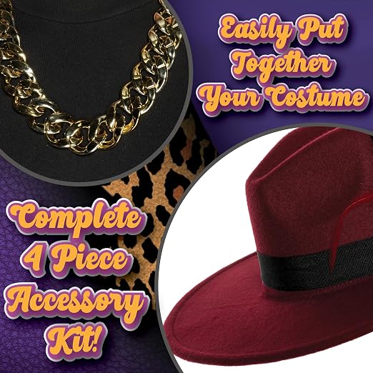 Pimp Accessory Kit - Burgundy