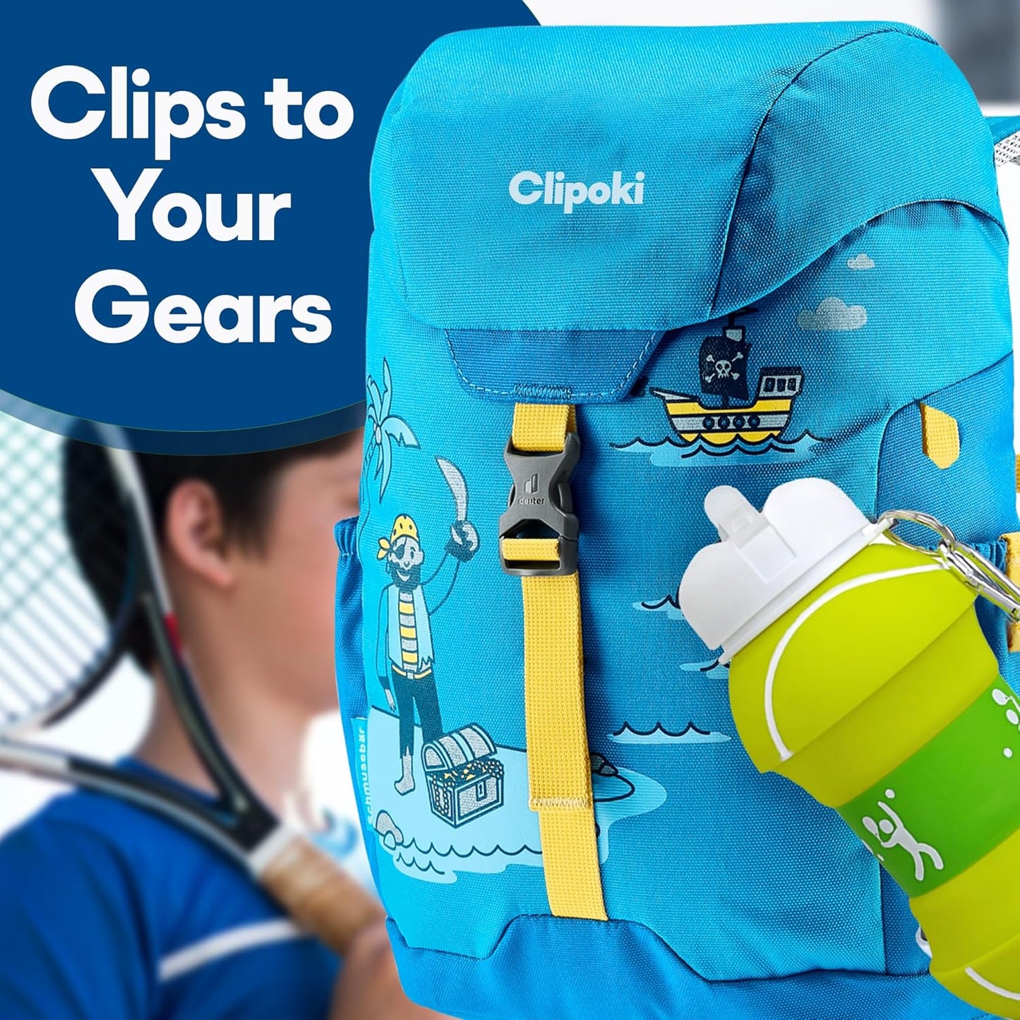550ML Foldable Bottle Tennis