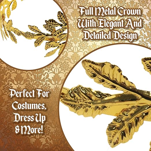 Greek Gold Leaf Tiara