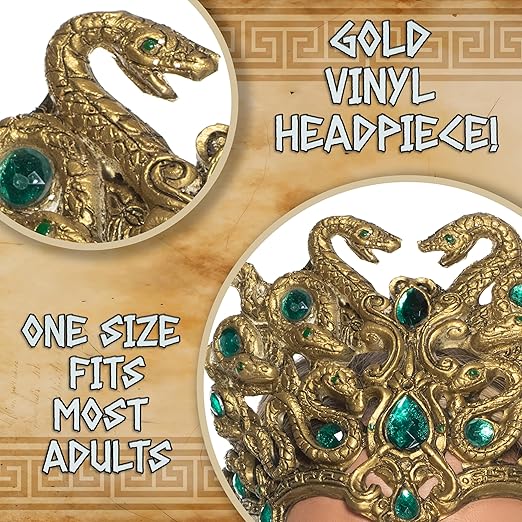 Medusa Snake Headpiece With Jewels