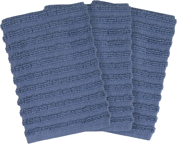 Solid Dish Cloth Federal Blue  12 x 13.75