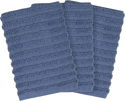 Solid Dish Cloth Federal Blue  12 x 13.75