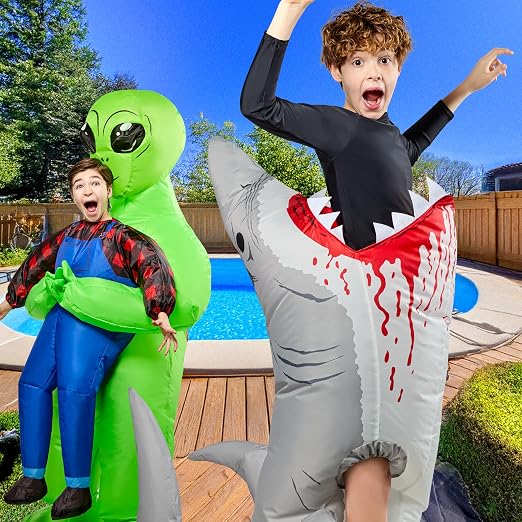 Shark Kids Inflatable Costume