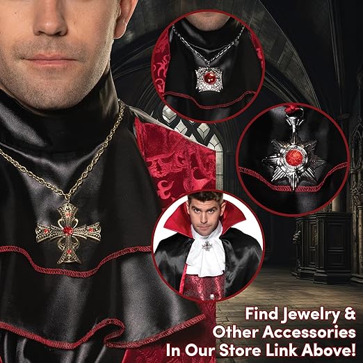 Vampire Cross Necklace