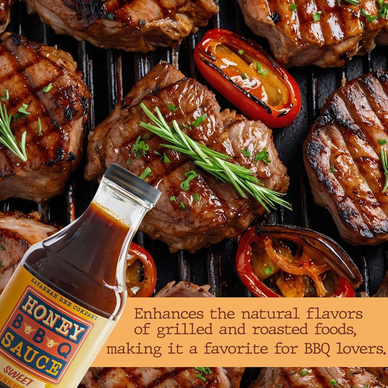 16oz Honey BBQ Sauce Sweet