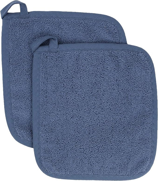 Terry Potholder Federal Blue 8.25  x 8.5