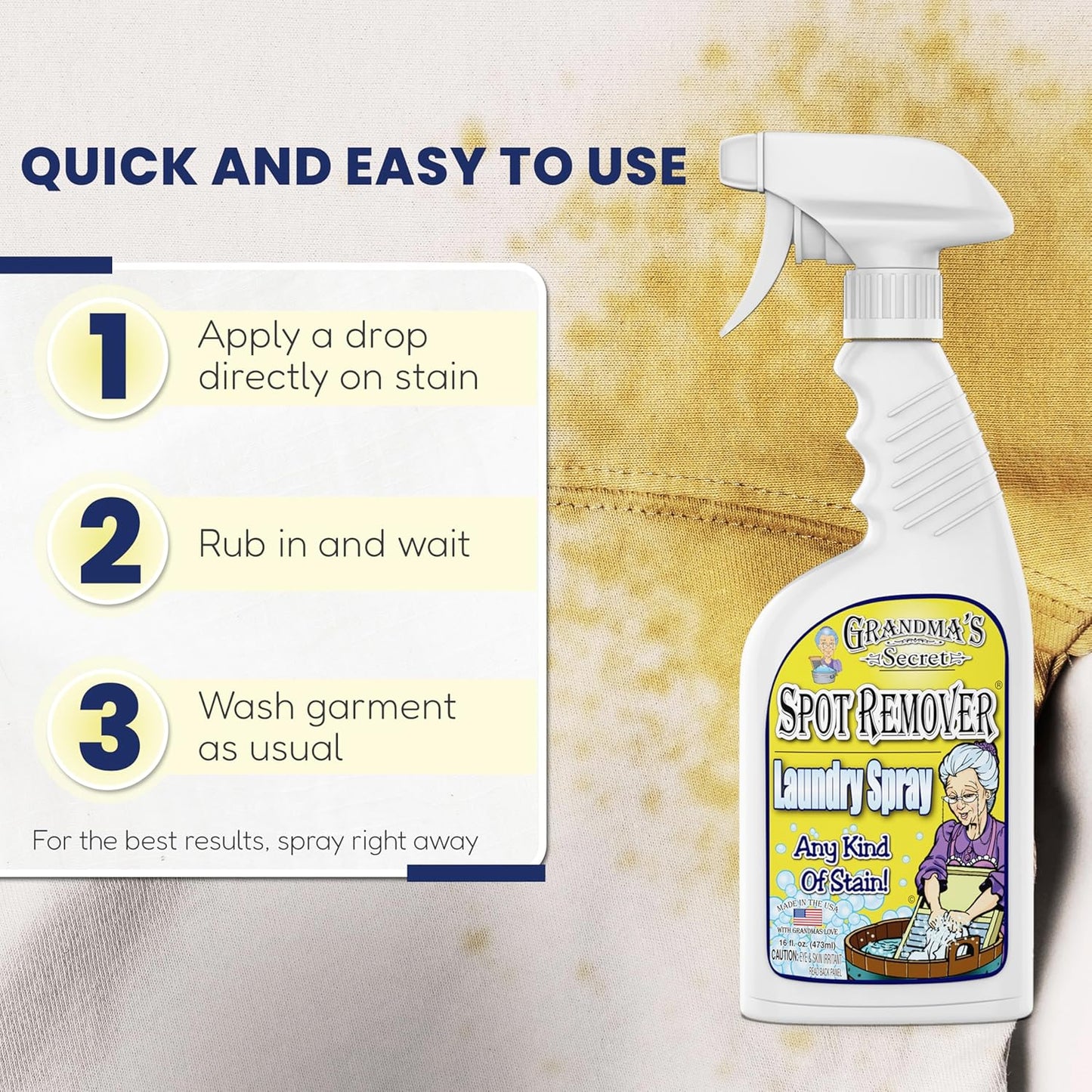 Grandma's Secret Laundry Spray 16oz