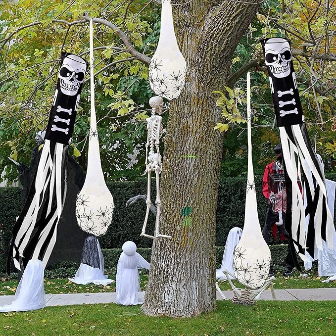 HANGING SPIDER EGG SACKS 3.2'
