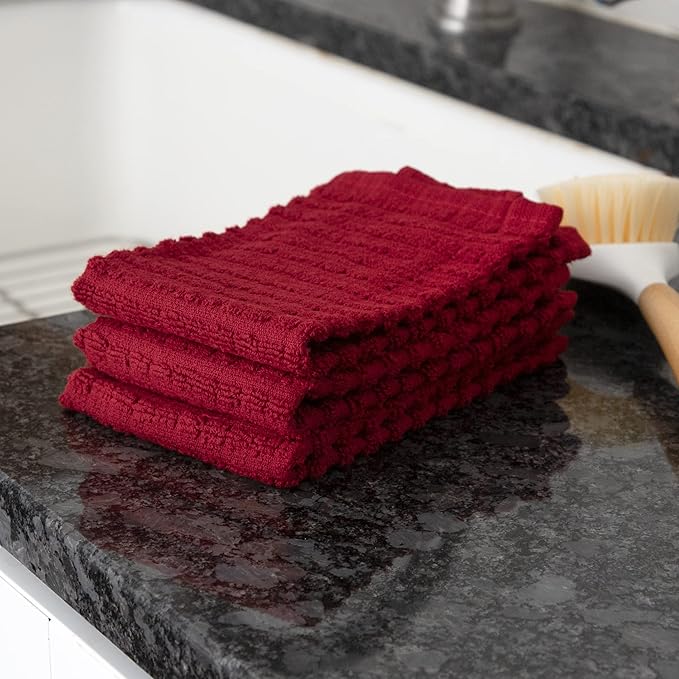Solid Dish Cloth Paprika 12 x 13.75