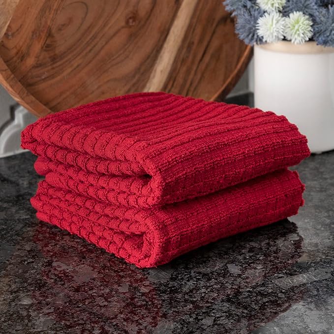 Solid Kitchen Towel Paprika 18 x 28