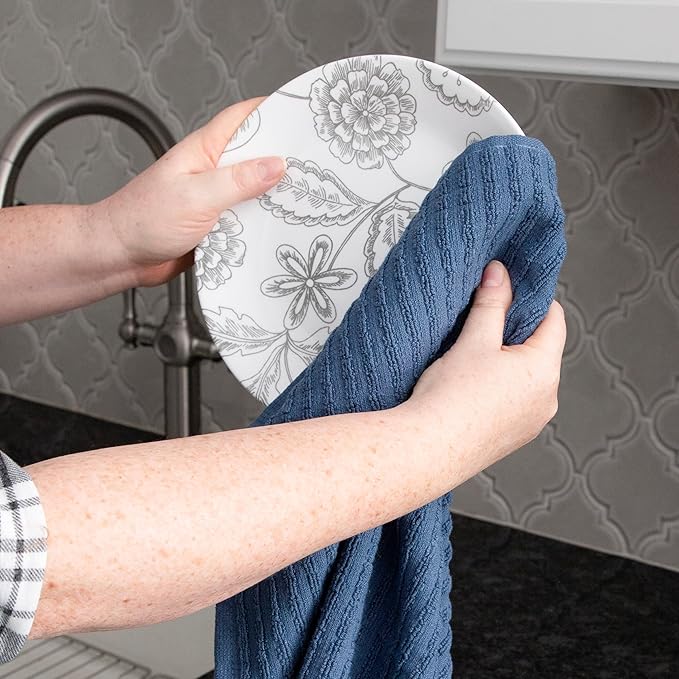 Solid Kitchen Towel Federal Blue 18 x 28
