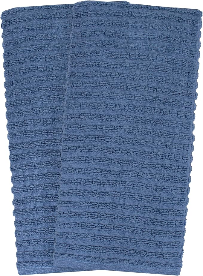 Solid Kitchen Towel Federal Blue 18 x 28