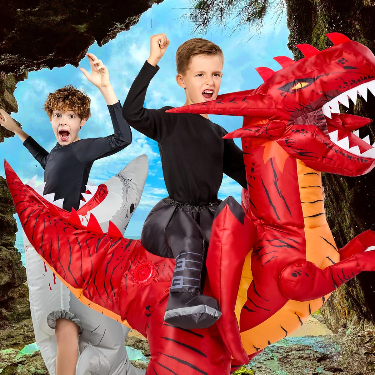 Dragon Kids Inflatable Costume