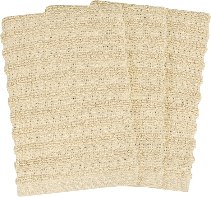 Solid Dish Cloth Latte 12 x 13.75