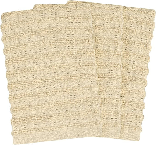 Solid Dish Cloth Latte 12 x 13.75
