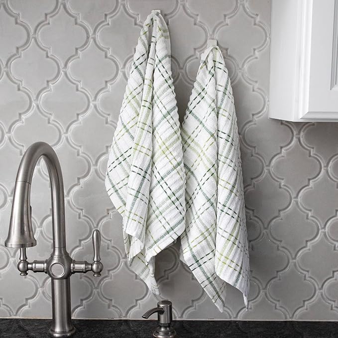Check Kitchen Towel Cactus 18 x 28
