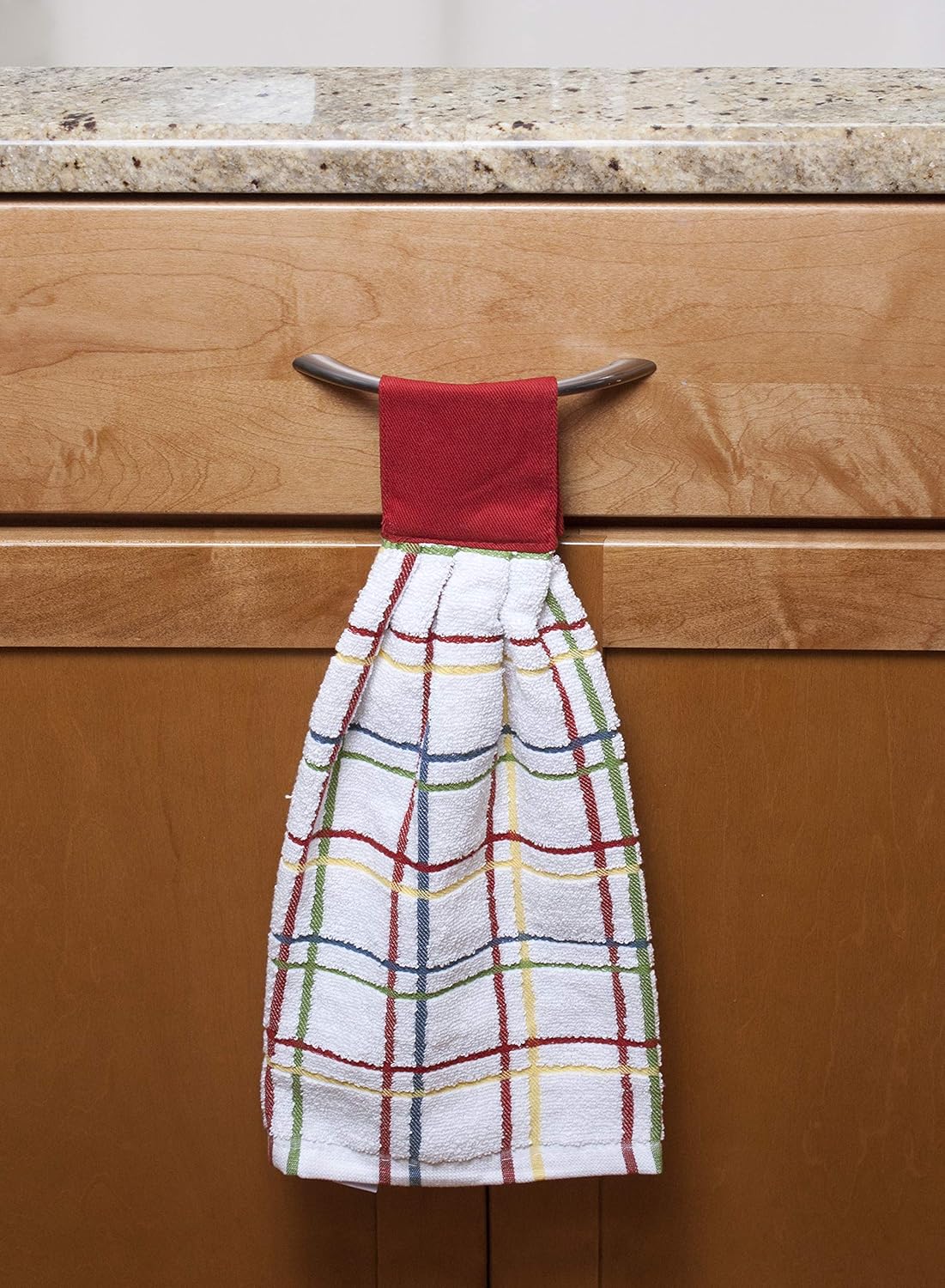 Check Tie Towel Paprika