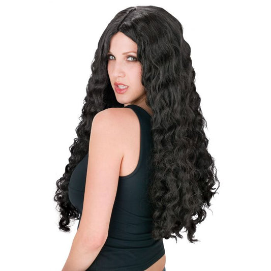24" Long & Luscious Wig Black
